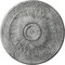 Ekena Millwork Randee Ceiling Medallion (Fits Canopies up to 3 7/8"), 20"OD x 1 3/8"P, Ultra Pure White Crackle CM20HAUWC - alternate 1